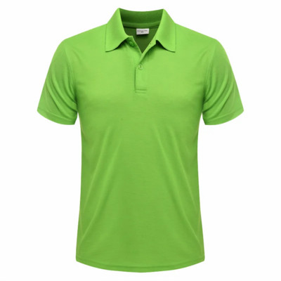 Pánske letné polo tričko s krátkym rukávom, ležérne rebrované, priedušné, vysoko kvalitné, voľne padnúce, pracovné oblečenie