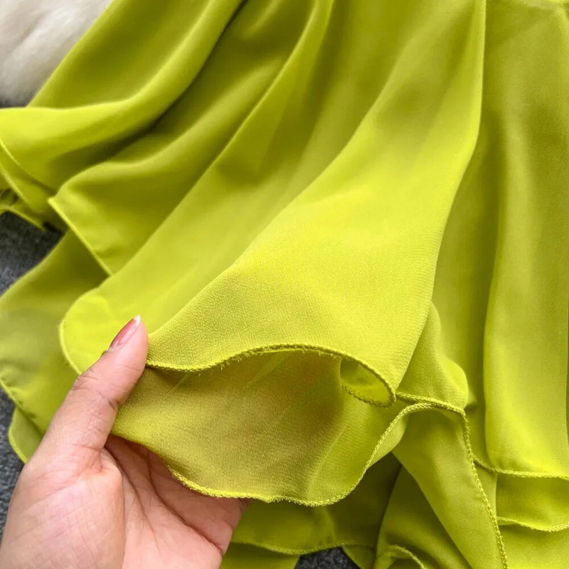 Bretele spaghete Volane Tancuri fără mâneci și camisole Corset de modă coreeană Crop tops Camisole cu rezervor solid, haine de vară pentru femei Y2k