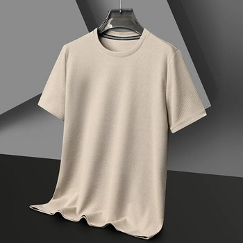 Νέο καλοκαιρινό κοντομάνικο μπλουζάκι με στρογγυλή λαιμόκοψη για ανδρικό κοντομάνικο μπλουζάκι