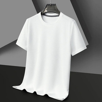 Νέο καλοκαιρινό κοντομάνικο μπλουζάκι με στρογγυλή λαιμόκοψη για ανδρικό κοντομάνικο μπλουζάκι