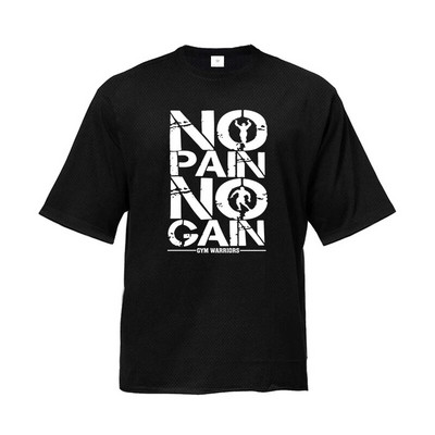 Liela izmēra, vaļīgas, īsām piedurknēm vīriešu T-krekls ar nolaistiem pleciem Hiphopa fitnesa topi vasaras elpošanai, ātri žūstoši sporta zālei kultūrisms