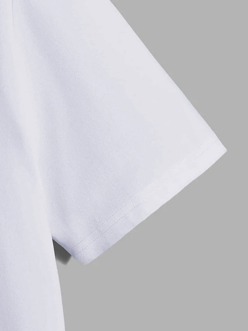 Slatka majica s ježićem, muška ležerna višebojna široka majica kratkih rukava za ljeto