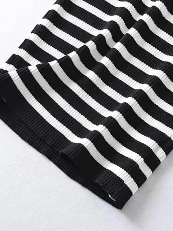 Καλοκαιρινό TRAF Νέο κομψό ριγέ αμάνικο μπλουζάκι μπλουζάκι με λουράκι Γυναικείο απλό σέξι αθλητικό γιλέκο Γυναικείο πουκάμισο Y2k Tank Mujer