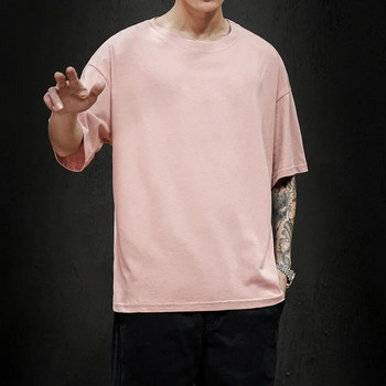 Ανδρικό κοντομάνικο καλοκαιρινό μπλουζάκι Privathinker Dense βαμβακερό 2023 Ποιότητα CotCasual Μπλουζάκι Haruku Tshirt Μπλουζάκι Ανδρικά ρούχα
