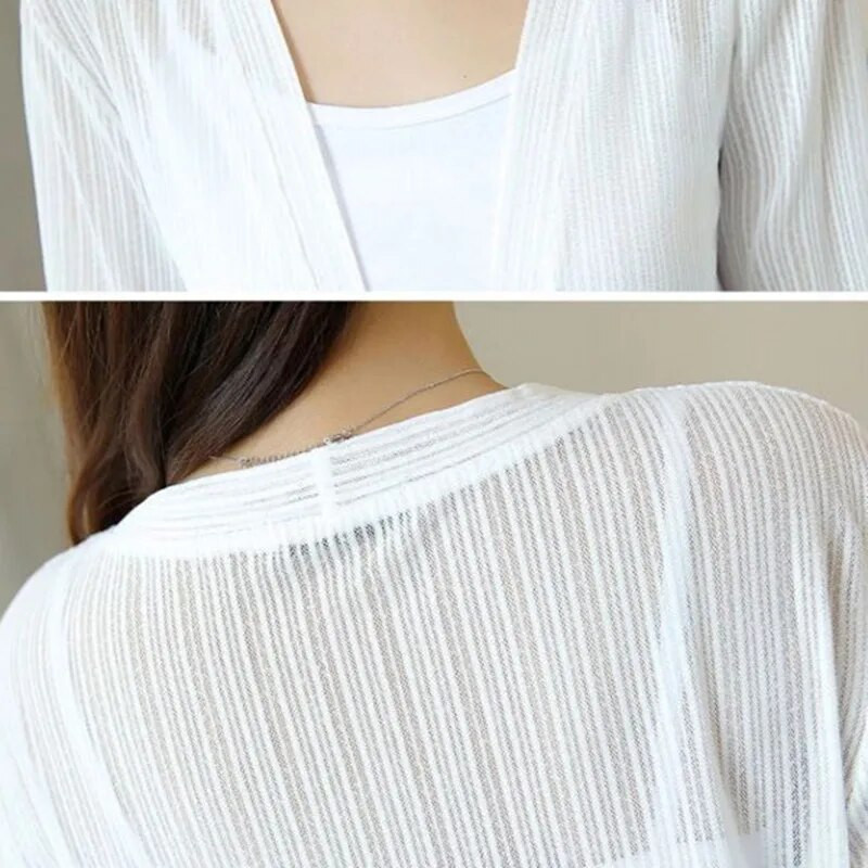 2023. Proljeće Ljeto Odjeća za zaštitu od sunca Ženski čipkani kardigan Široke majice Ženski kaput s širokim rukavima Jakna Košulja Ženski mrežasti šal