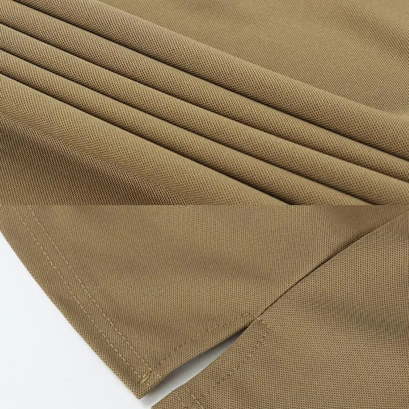 Vīriešu T-krekls Vasaras klasisks kokvilnas t-krekls ar īsām piedurknēm Vīriešu ikdienišķs vienkrāsains krekli Topi Vīriešu biznesa golfa krekliņi Camisa topi