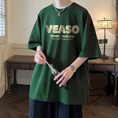 Vasaros vyriški, moteriški, madingi marškinėliai su trumpomis rankovėmis, madingi marškinėliai su raštu raštu, Harajuku stiliaus studentų viršūnė