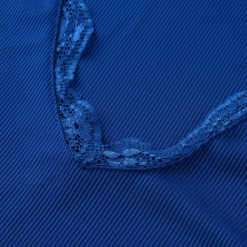 Елегантна мрежеста блуза Дамска тънка еластична дантела с V-образно деколте Секси топ с дълъг ръкав Модни улични топове Blusas Mujer De Moda