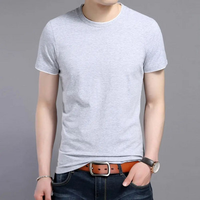 COODRONY prekės ženklo vienspalviai medvilniniai marškinėliai Vyriški Vasariniai Nauji Klasikiniai marškinėliai trumpomis rankovėmis Kasdieniai kvėpuojantys paprasto stiliaus viršūnės W5511