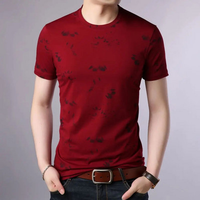 COODRONY prekės ženklo medvilniniai marškinėliai Madingi spausdinti apvalia kaklelio vyriški drabužiai Vasariniai nauji trumpomis rankovėmis marškinėliai Trend laisvalaikio viršūnės W5501