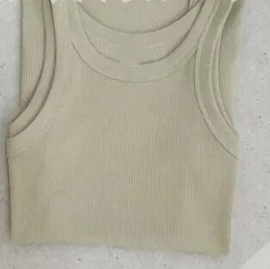 Maiuri fără mâneci pentru femei, cu decolteu în formă de O, vestă elastică subțire, tricou subțire la modă, top casual pentru femei