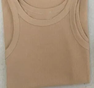 Maiuri fără mâneci pentru femei, cu decolteu în formă de O, vestă elastică subțire, tricou subțire la modă, top casual pentru femei