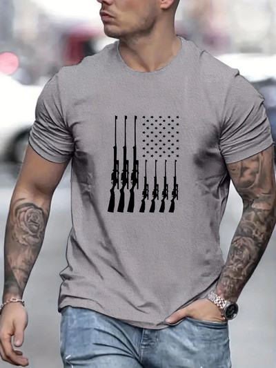 Muška pamučna majica kratkih rukava od 100 labava velika