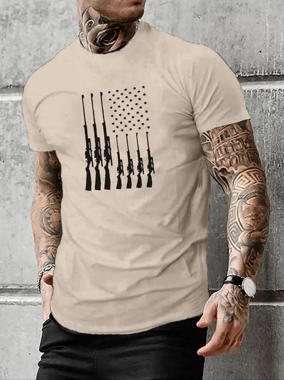 Muška pamučna majica kratkih rukava od 100 labava velika