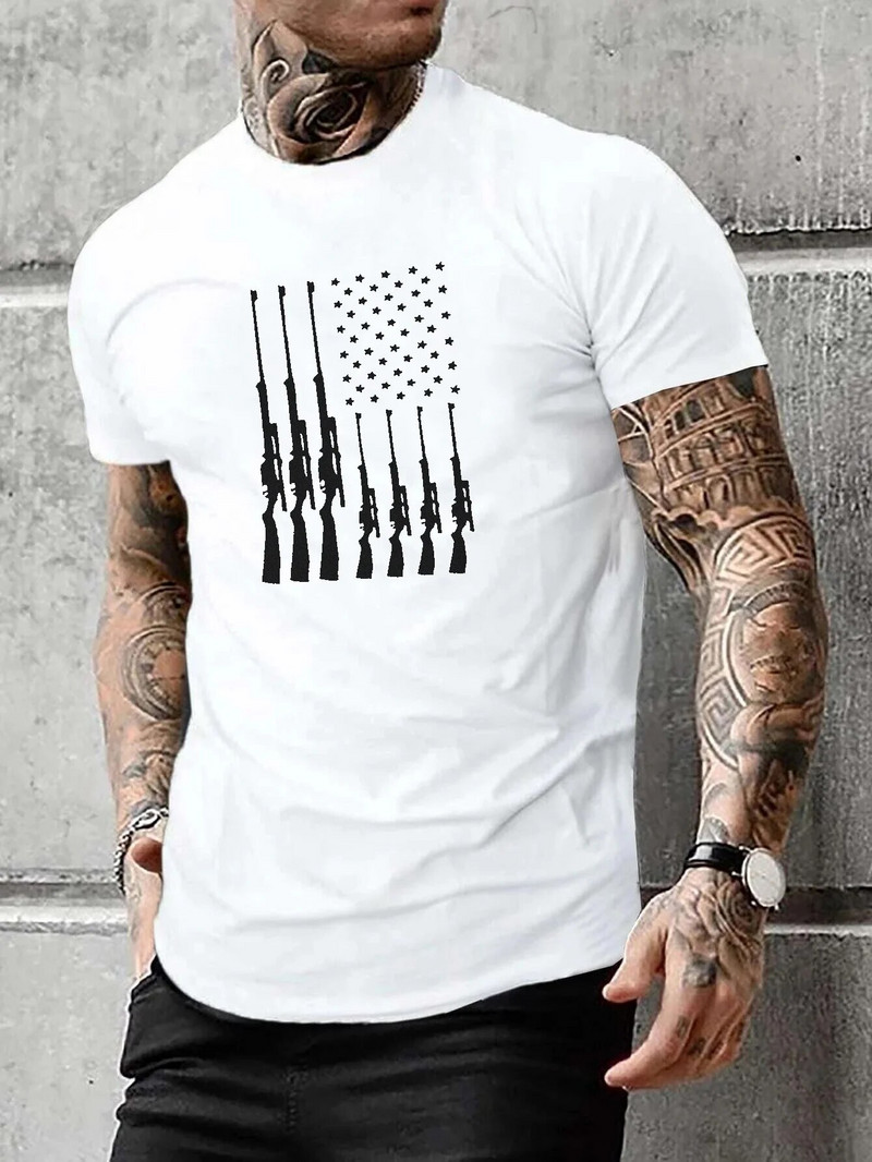 Muška pamučna majica kratkih rukava od 100 labava velika