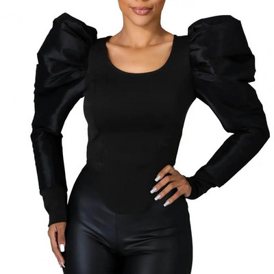 Tavaszi blúz, kiváló minőségű O nyakú, fakulásgátló divatos női pulóveres tavaszi blúz felső party pulóver felső tavaszi felső