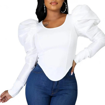 Tavaszi blúz, kiváló minőségű O nyakú, fakulásgátló divatos női pulóveres tavaszi blúz felső party pulóver felső tavaszi felső