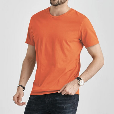 Vasaras T-krekli Vīriešu Vīriešu Tkrekli Pamata ātri žūstoša kokvilnas vienkrāsains īss T-krekls Sieviešu Top T-krekli Sieviešu purpursarkana Khaki mājas kleita Meitene