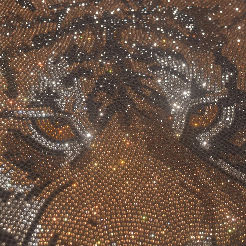 Vysokokvalitné letné ležérne pánske tričko s krátkym rukávom, lesklé bavlnené tričko s vzorom tigra a Rýnom