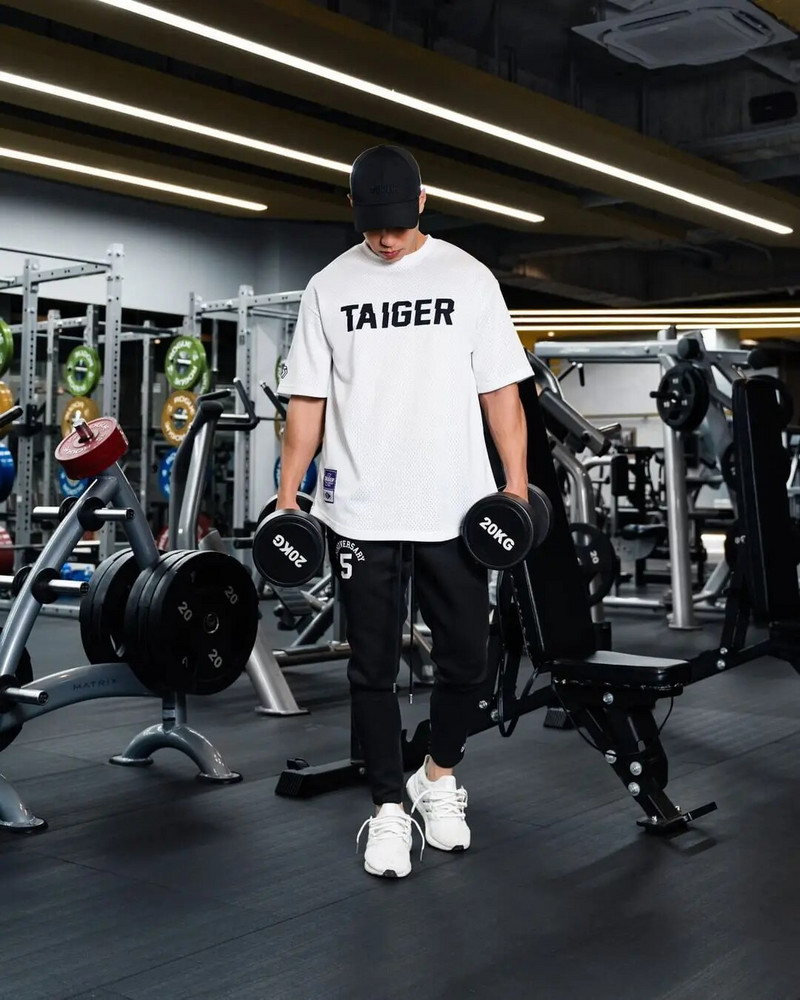 Nova ljetna velika majica kratkih rukava za trčanje Muška teretana Bodybuilding Fitness Opuštena ležerna mrežasta majica kratkih rukava Muška ulična sportska majica