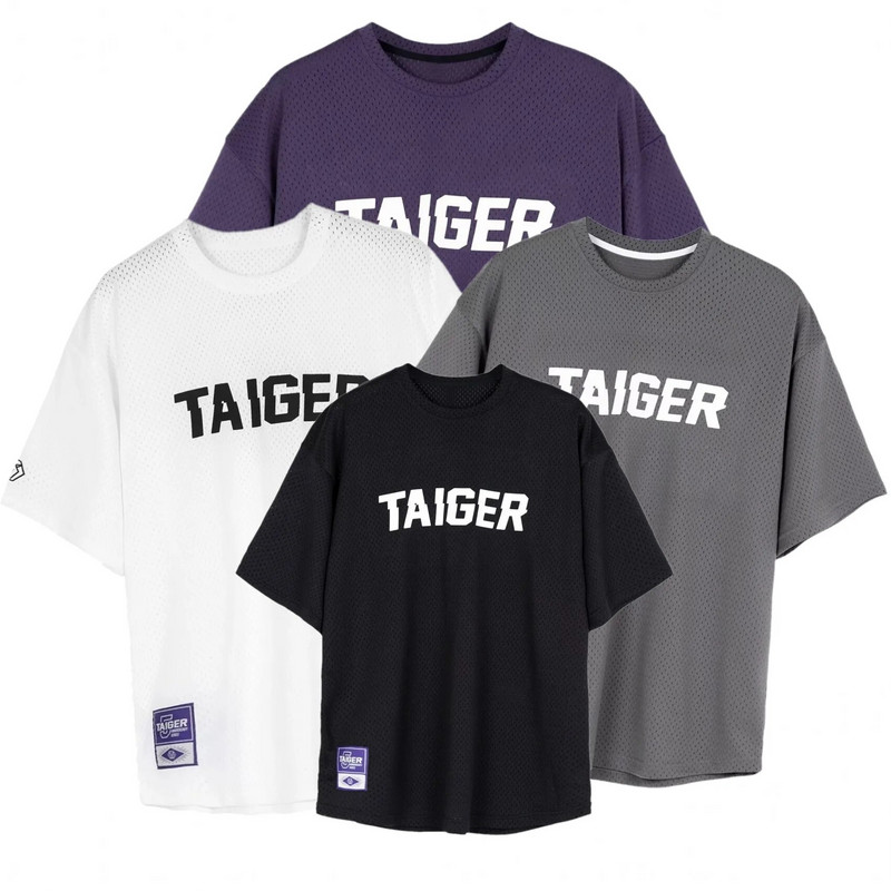 Nova ljetna velika majica kratkih rukava za trčanje Muška teretana Bodybuilding Fitness Opuštena ležerna mrežasta majica kratkih rukava Muška ulična sportska majica