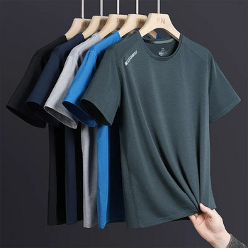 Quick-Dry GYM Sports Streetwear Fashion Oversized 6XL тениска Японски стил Черно бяло Лято 2024 Тениски с къси ръкави