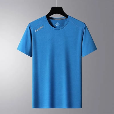 Brzosušeća sportska ulična odjeća za teretanu Modna prevelika 6XL majica kratkih rukava Japanski stil Crno-bijela ljetna majica kratkih rukava 2024.