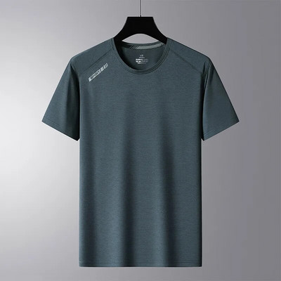 Brzosušeća sportska ulična odjeća za teretanu Modna prevelika 6XL majica kratkih rukava Japanski stil Crno-bijela ljetna majica kratkih rukava 2024.