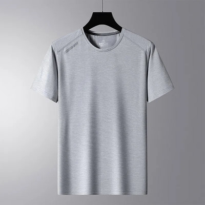 Brzosušeća sportska ulična odjeća za teretanu Modna prevelika 6XL majica kratkih rukava Japanski stil Crno-bijela ljetna majica kratkih rukava 2024.