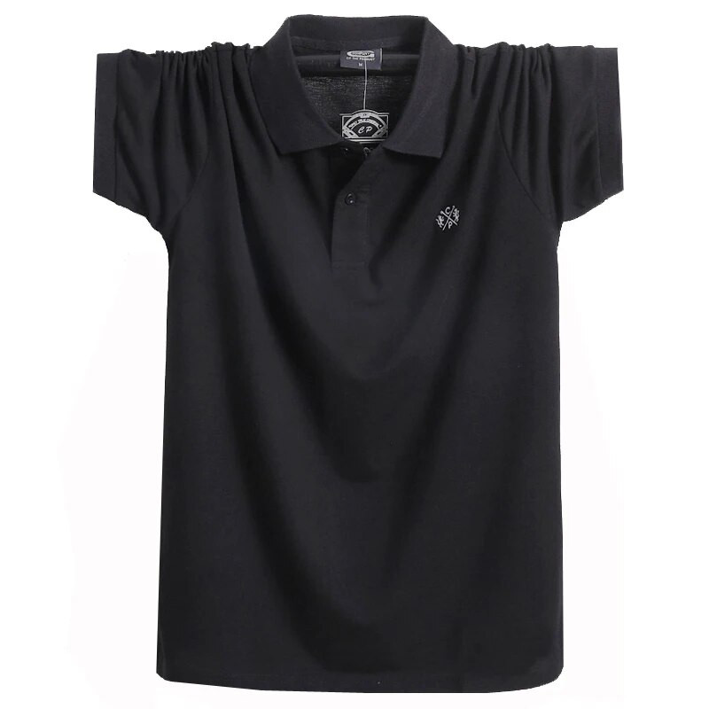 Besplatna dostava Ljetna muška košulja Brand Odjeća Čisti pamuk Poslovna ležerna muška polo majica kratkih rukava Prozračna mekana majica 6xl