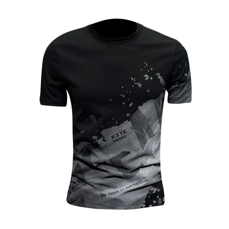 Modna majica kratkih rukava s O-izrezom s otisnutim slovima Muška odjeća Ljeto 2023. Novi ležerni puloveri Top majice s kratkim rukavima