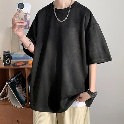 Muška majica kratkih rukava od antilopa Vintage široke majice kratkih rukava Ženske ležerne prevelike majice s O izrezom Retro Harajuku majice majice Novo 2023.