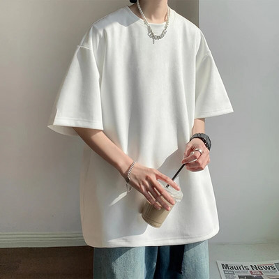 Muška majica kratkih rukava od antilopa Vintage široke majice kratkih rukava Ženske ležerne prevelike majice s O izrezom Retro Harajuku majice majice Novo 2023.