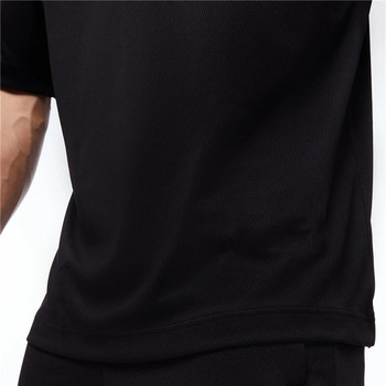 Нова мъжка свободна огромна тениска с къс ръкав Streetwear Хип-хоп фитнес тениска Лятна марка Gym Clothing Тениска за тренировка