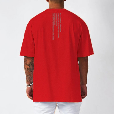 Nova muška labava prevelika majica kratkih rukava Streetwear Hip Hop Fitness T-shirt Ljetna marka odjeće za teretanu Majica kratkih rukava