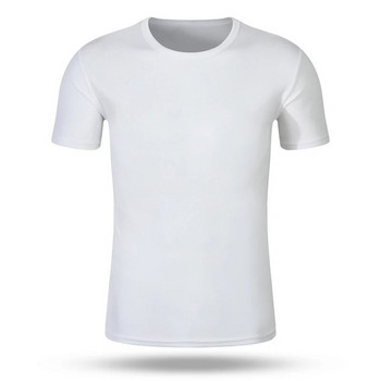 Καλοκαιρινό ανδρικό νέο υψηλής ποιότητας casual γρήγορο στέγνωμα στρογγυλό λαιμό κοντομάνικο αθλητικό μπλουζάκι ανδρικό μπλουζάκι γυμναστικής αναπνέουσες μπλούζες για τρέξιμο