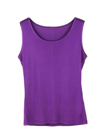 SuyaDream ženske majice bez rukava, pleteni, jednobojni prsluk od prave svile, osnovna majica bez rukava s o izrezom 2022. Ljetne majice