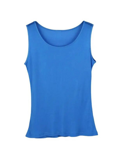 SuyaDream ženske majice bez rukava, pleteni, jednobojni prsluk od prave svile, osnovna majica bez rukava s o izrezom 2022. Ljetne majice