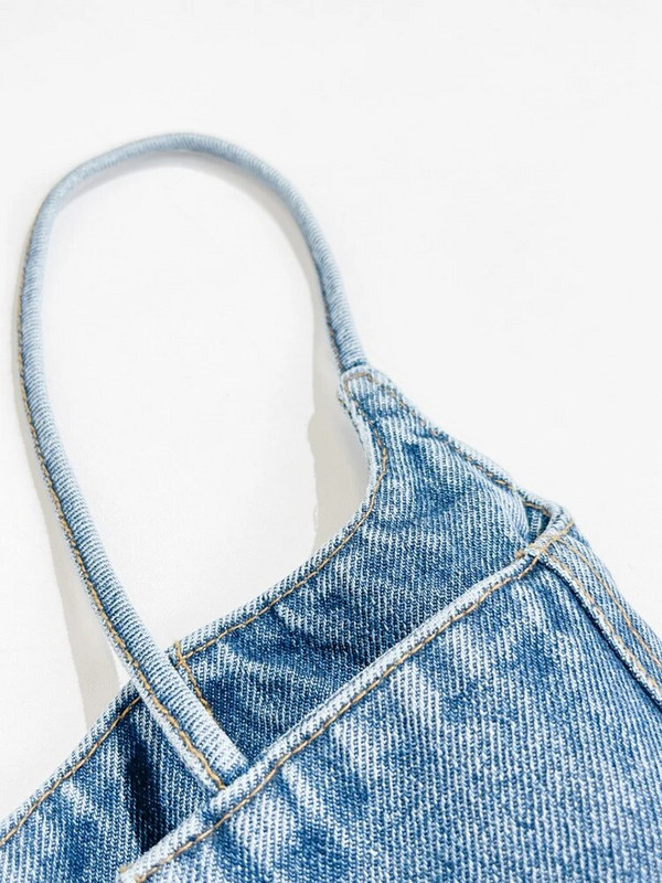 TWOTWINSTYLE traper minimalističke majice bez rukava za žene s četvrtastim ovratnikom bez rukava, ležerna seksi ljetna vesta Ženska modna stilska odjeća