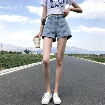 Κοντό παντελόνι για γυναίκα που φοράει τζιν φαρδύ Μίνι τζιν γυναικείο σορτς πανκ στάμπα χαμηλής τιμής ελαστικότητα Κανονική μόδα Y2k Harajuku XL
