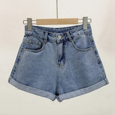 Σορτς Γυναικεία τζιν Vintage Summer Basic Απλό All-match Hot Sale Ψηλόμεσο Ελεύθερο Ulzzang Γυναικεία Streetwear Chic Classic Ins