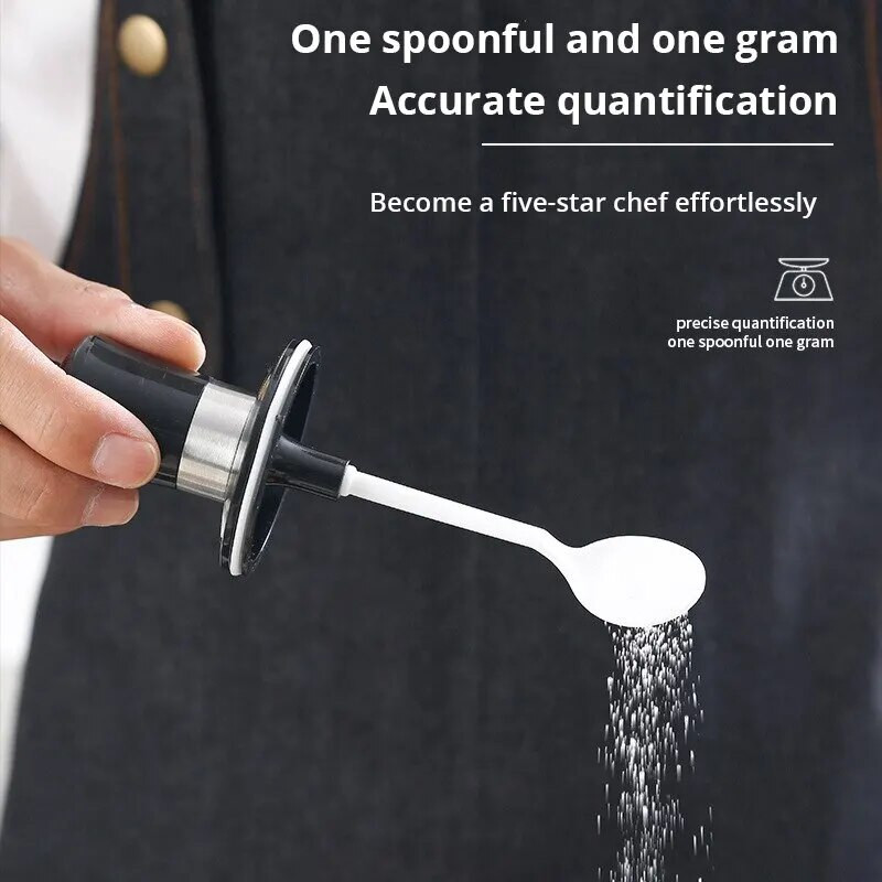 1 бр. 250 мл прозрачен резервоар за подправки Автоматично отваряне и затваряне на пластмаси за пълнене на подправки с масло, сол и оцет