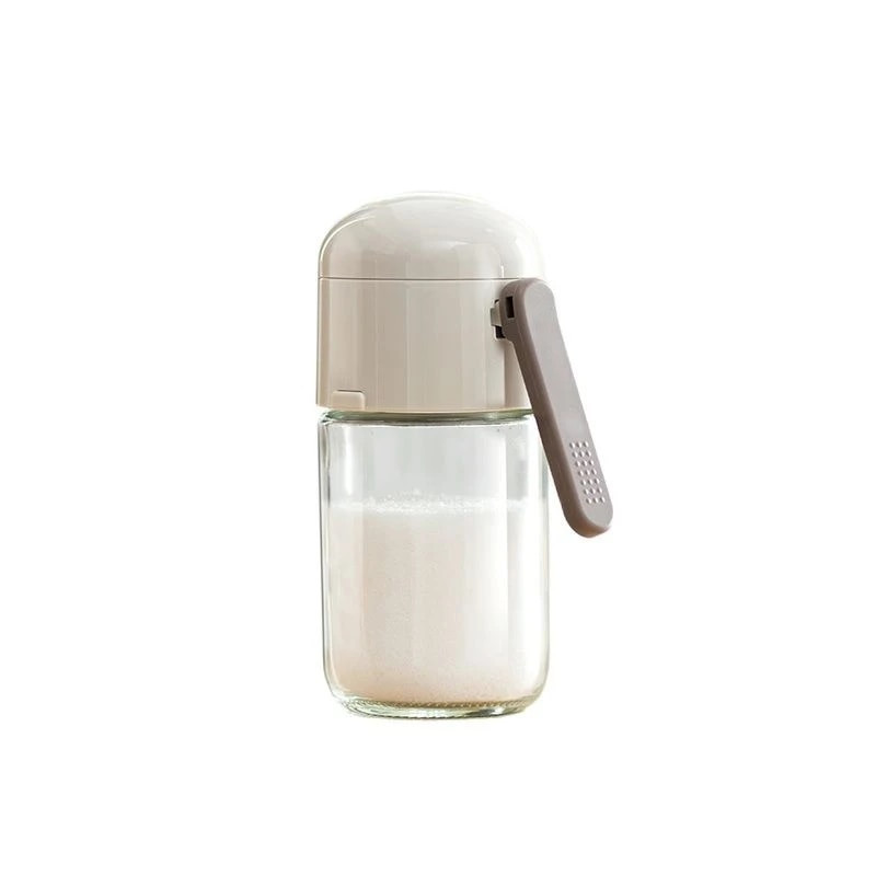 Onlycook Стъклена униформа Контрол Пипер Сол Подправка Захар Подправка Бутилка Контейнер за пресоване Съхранение Барбекю Буркан с подправки