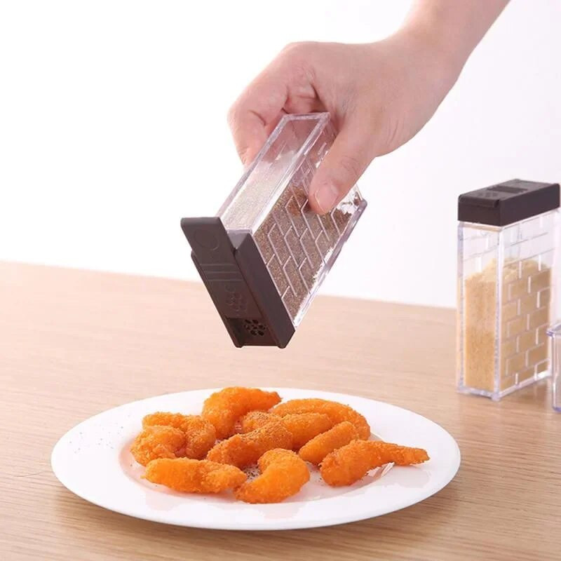 6 kom/set kutija za začine za začine PP staklenke za sol i papar Kutija za kuhinju Kutija za organizatore za pohranu začina Organizacija doma