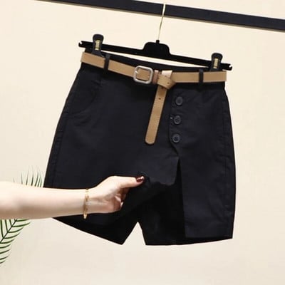 Дънкови къси панталони Дамски едноцветни летни секси Hotsweet ретро американски стил с висока талия Chic Designed Streetwear Hip Hop Young Bottoms