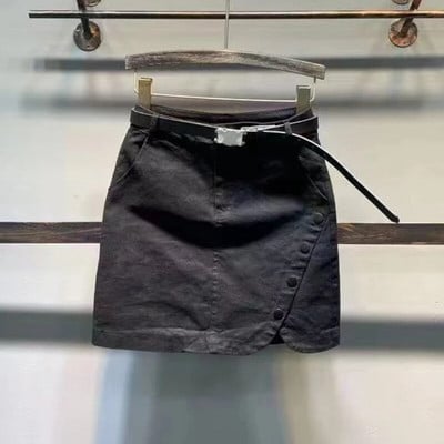 Дънкови къси панталони Дамски едноцветни летни секси Hotsweet ретро американски стил с висока талия Chic Designed Streetwear Hip Hop Young Bottoms