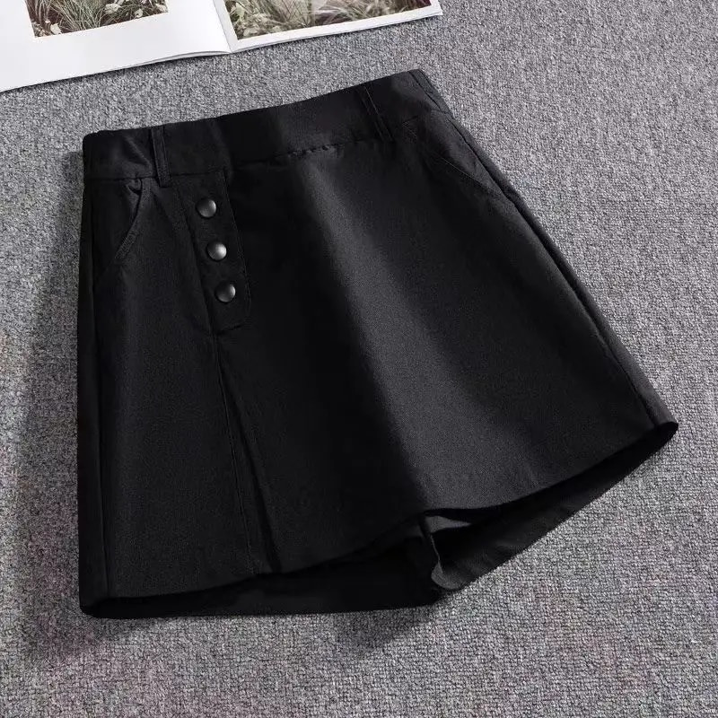 Дънкови къси панталони Дамски едноцветни летни секси Hotsweet ретро американски стил с висока талия Chic Designed Streetwear Hip Hop Young Bottoms