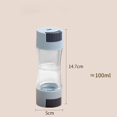 Солница Пепер Шейкър с дупки за изливане Двойна глава Буркан за подправки за маса за хранене Органайзер за подправки Артикули за дома Хотели