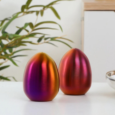 1/2 KOM Shaker u obliku jaja od nehrđajućeg čelika Salt Spice Pepper Shaker Kreativni kuhinjski dodaci