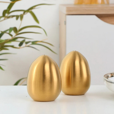 1/2 KOM Shaker u obliku jaja od nehrđajućeg čelika Salt Spice Pepper Shaker Kreativni kuhinjski dodaci